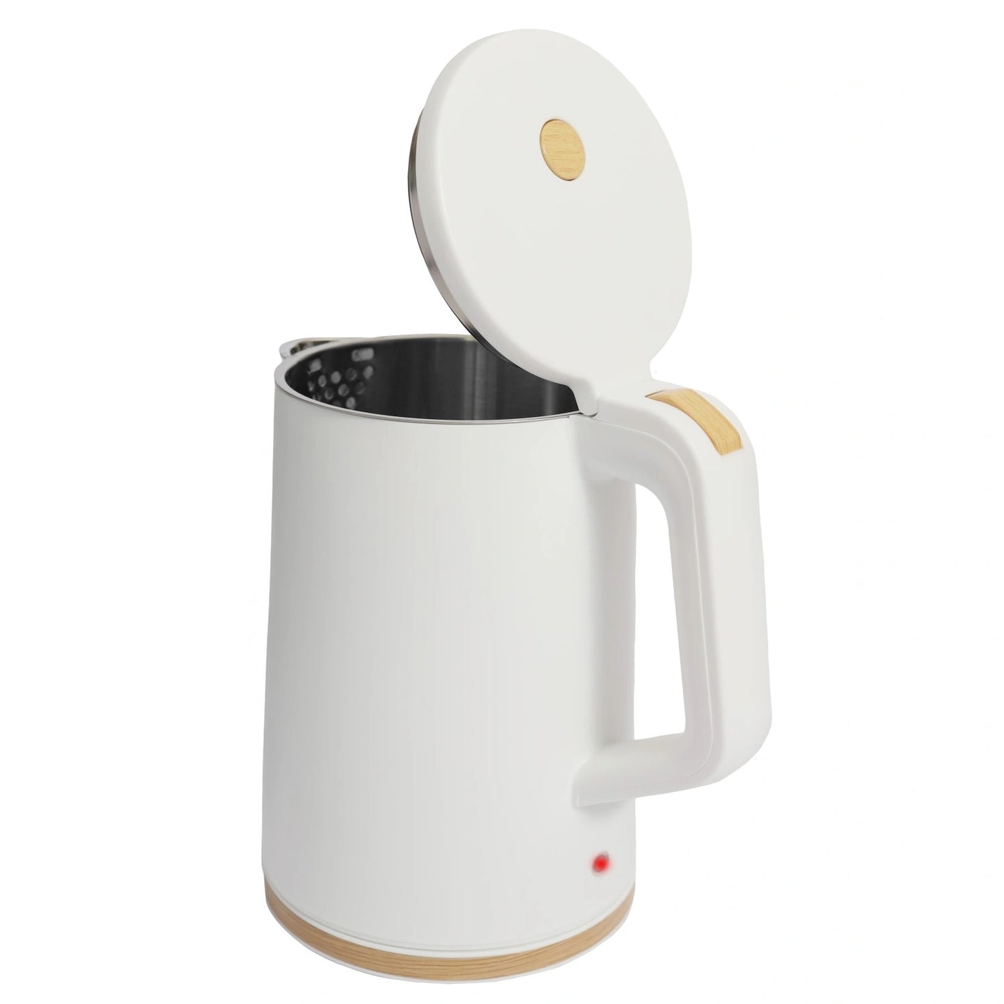 Cordless Electric Travel Kettle, 1.2L, 1500W, White