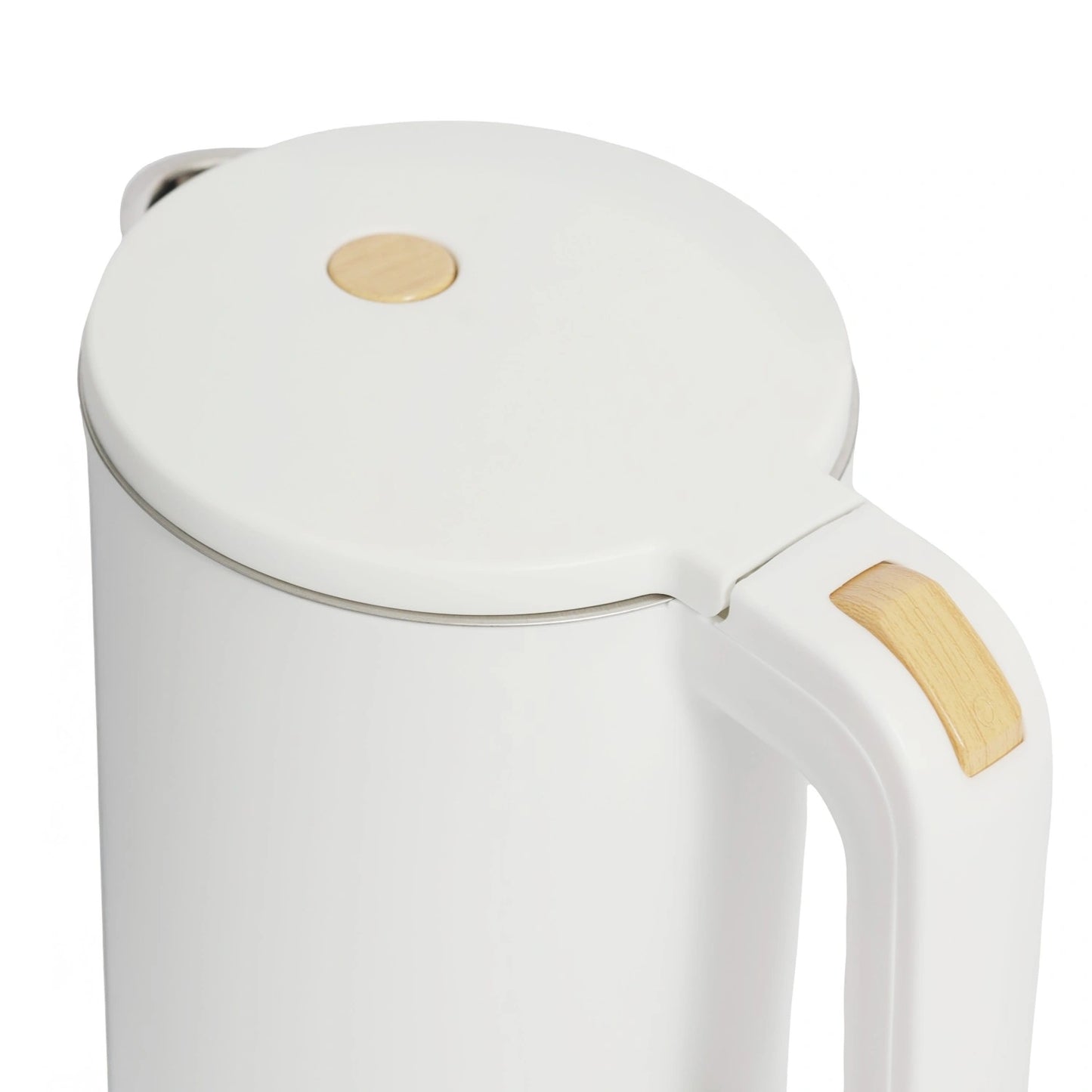 Cordless Electric Travel Kettle, 1.2L, 1500W, White