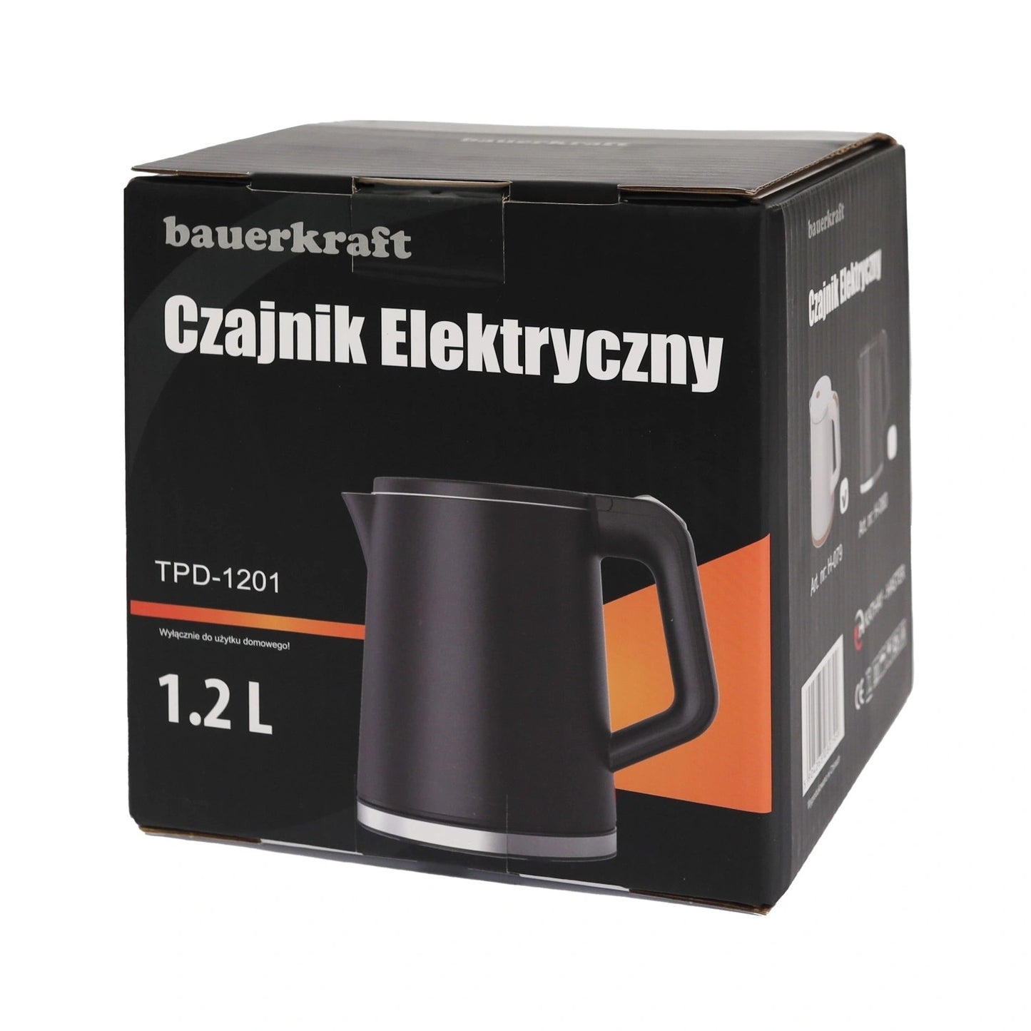 Cordless Travel Kettle, 1500W, 1.2L, Black