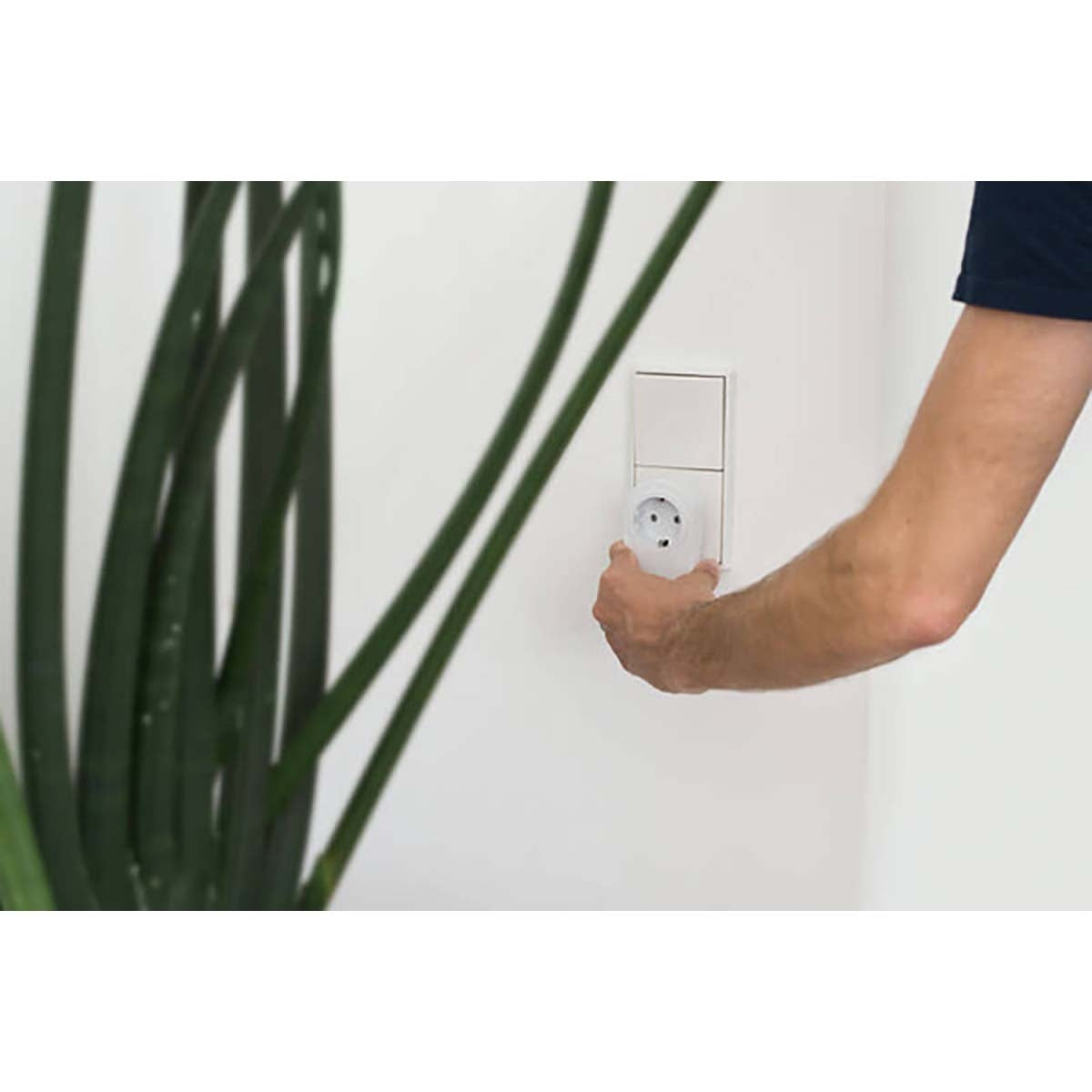 Cordless connector set Indoor 3 x F (CEE 7/3) White