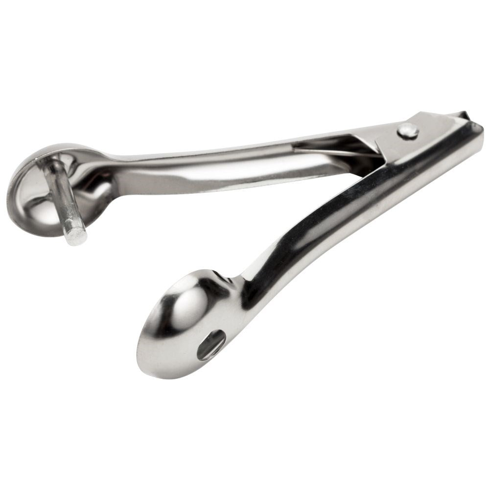 Core remover in stainless steel for cherries and olives