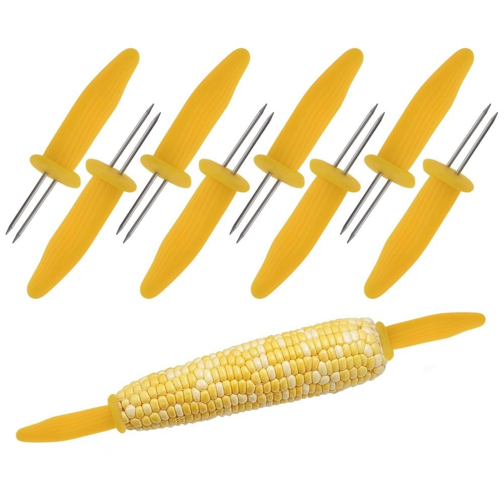 Corn Holder Set: Simple and Clean Corn Feeding
