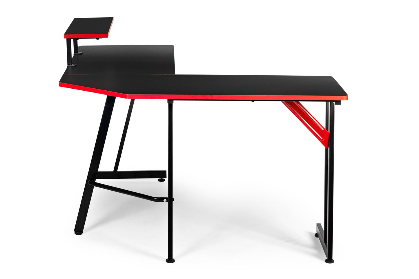 Corner gaming desk, computer table, shelf