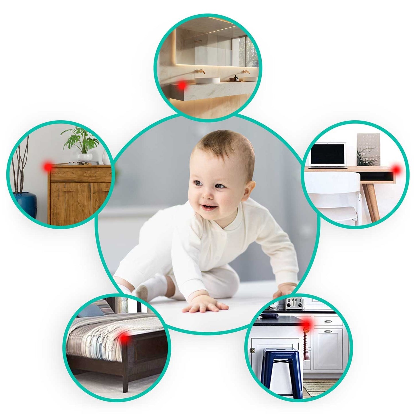 Corner protection - 12-pack Ricokids RK-984
