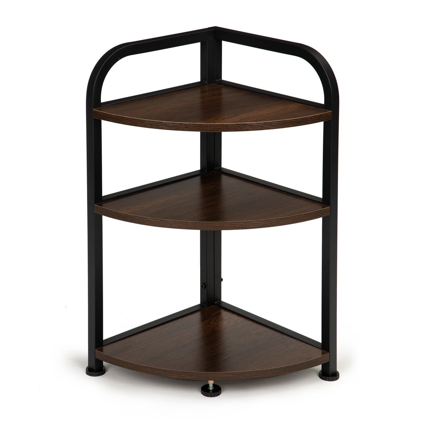 Corner shelf, LOFT wooden corner cabinet, 3 shelves, ModernHome