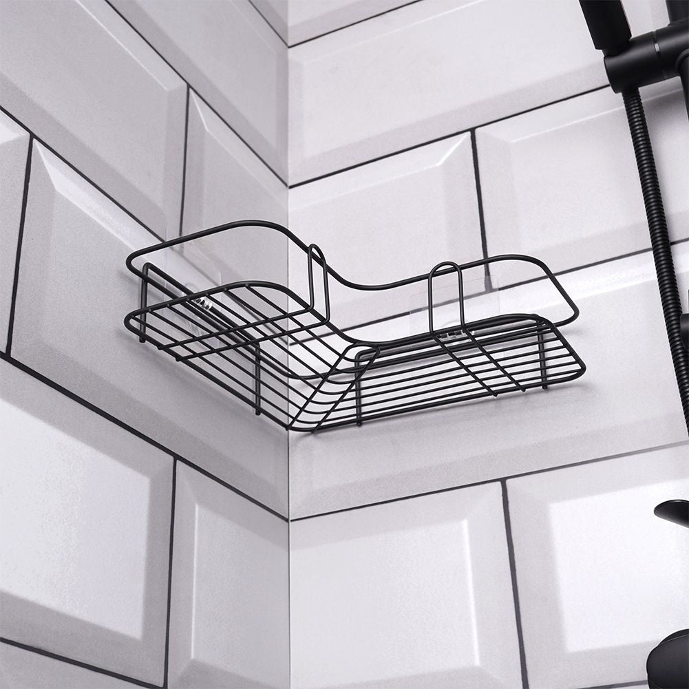 Corner shelf for the bathroom - Self-adhesive and durable