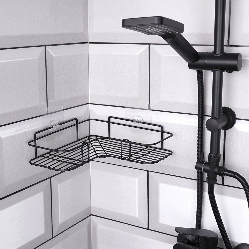 Corner shelf for the bathroom - Self-adhesive and durable
