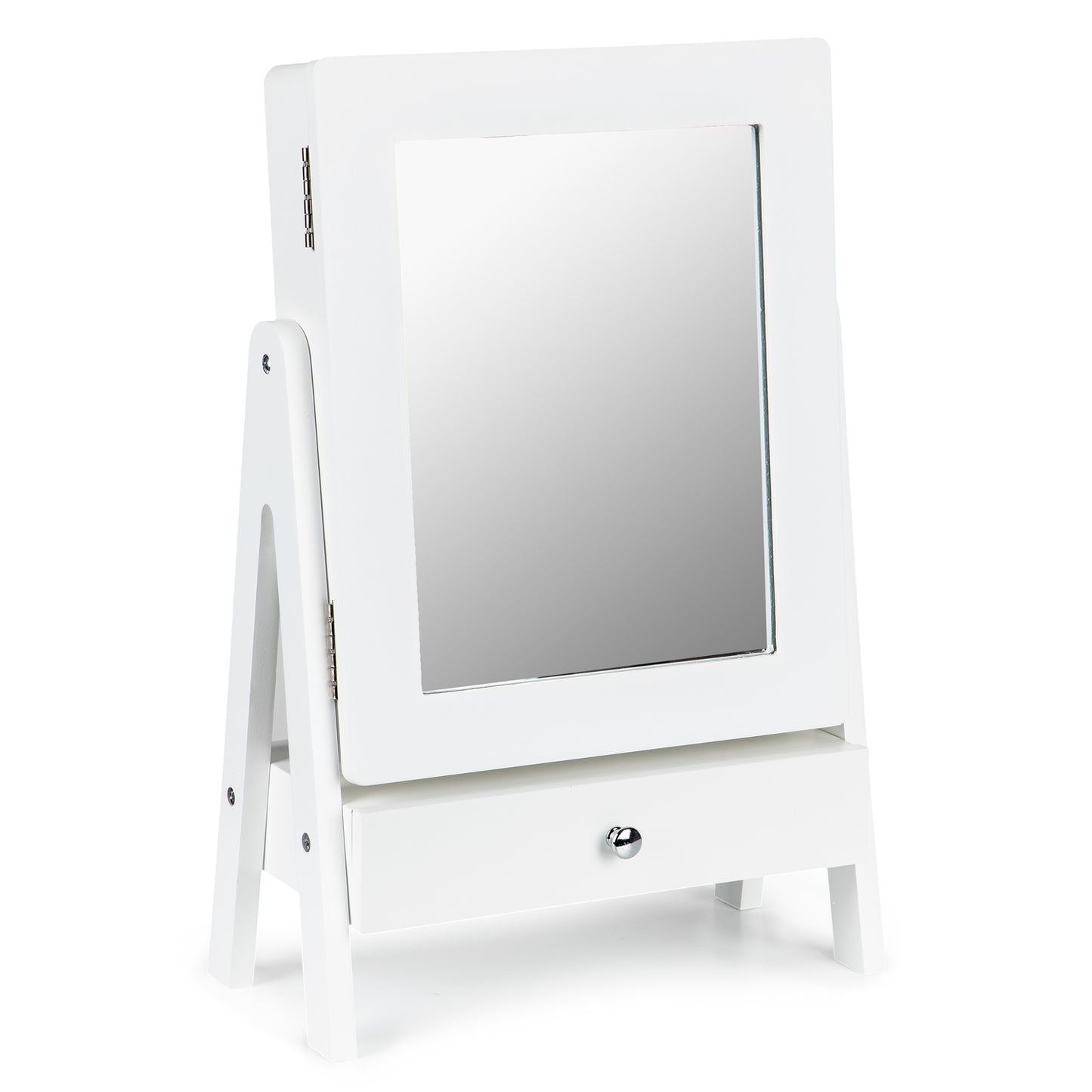 Cosmetic dressing table, mirror, jewelry cabinet