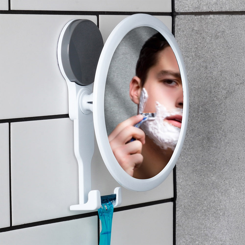 Cosmetic mirror with suction cup