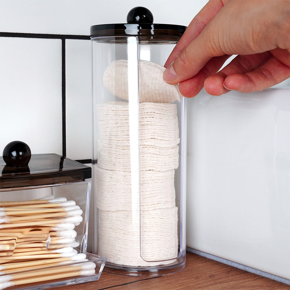 Cosmetic pad container