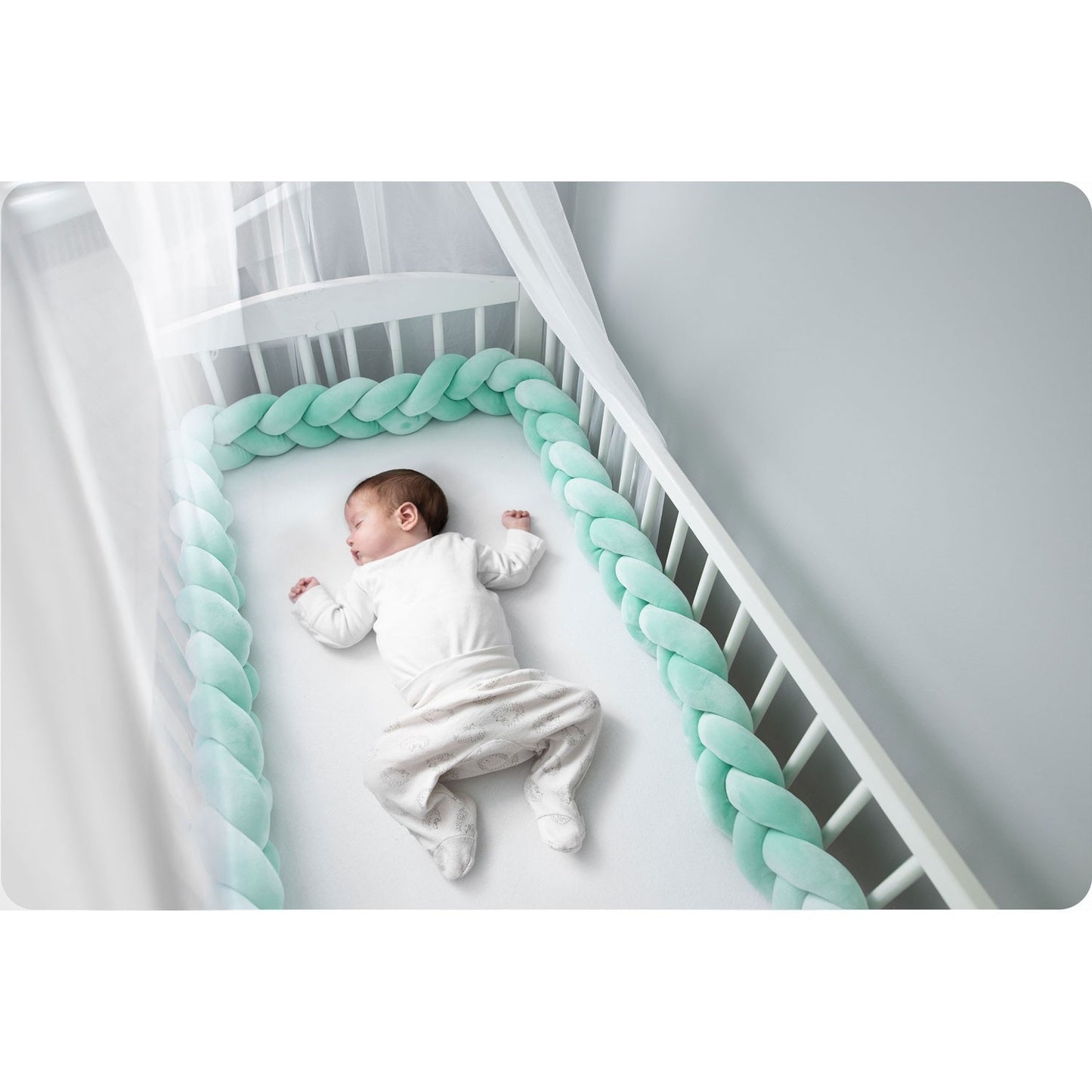 Cot cover Ricokids 3m - Mint green