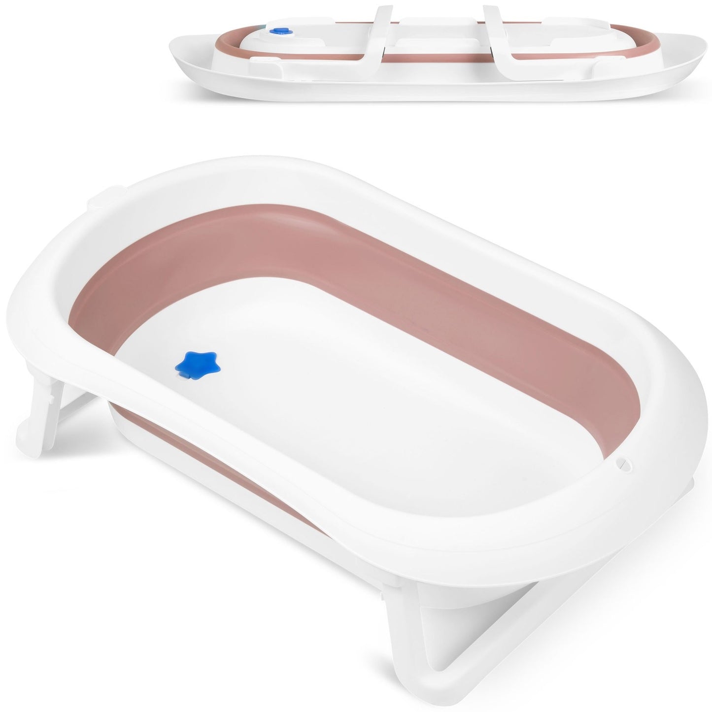 Cot for babies RK-281 white and pink