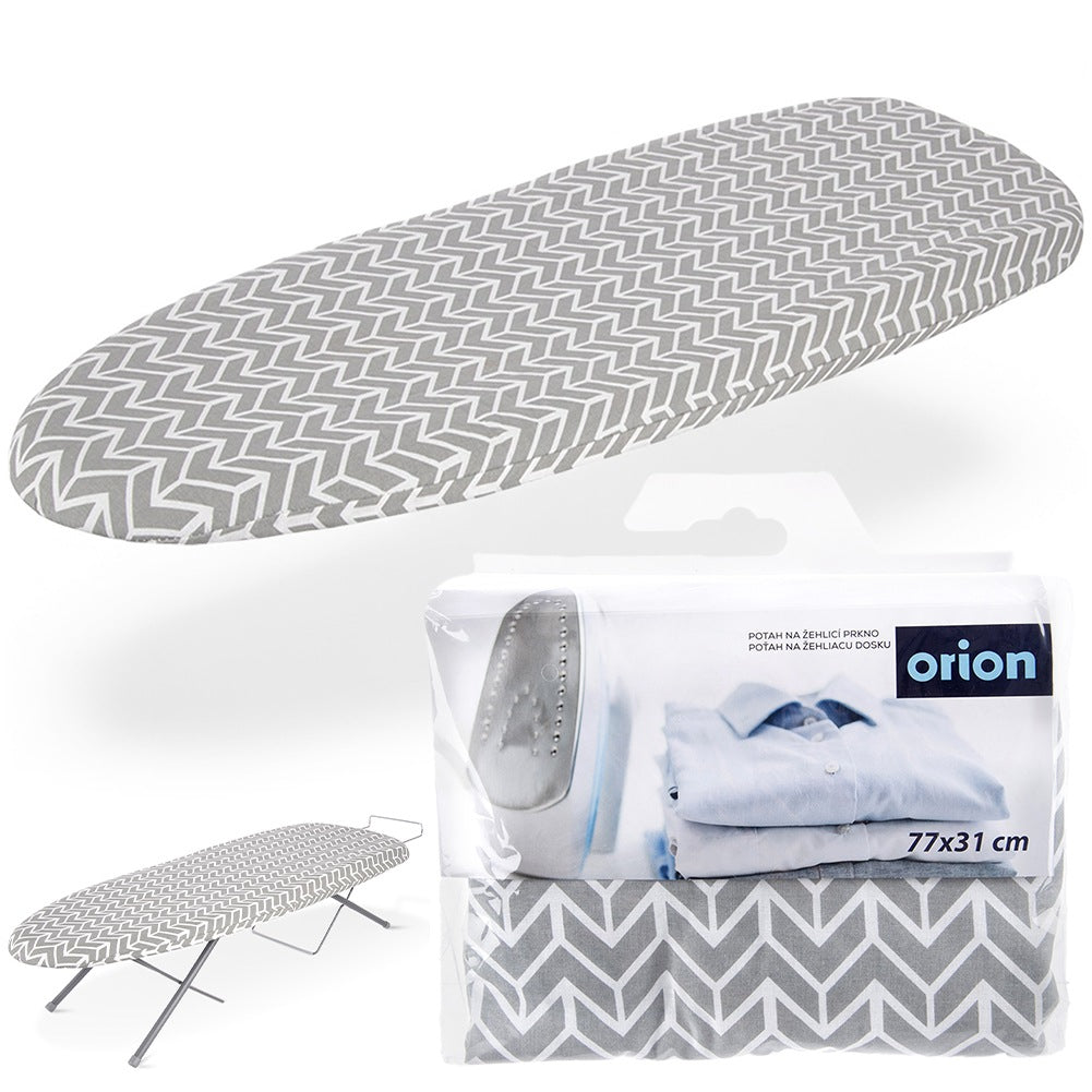 Cotton Ironing Board Cover, Gray, 77x31 cm