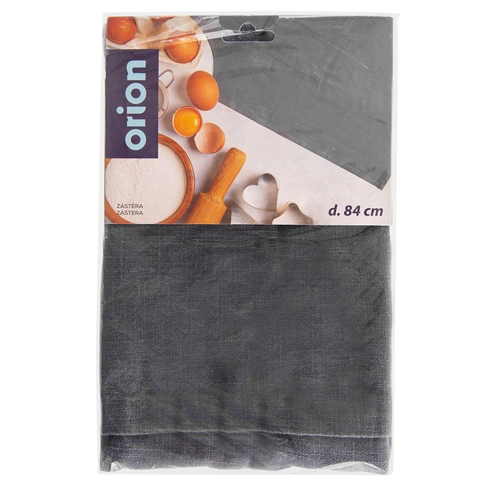 Cotton kitchen apron tied