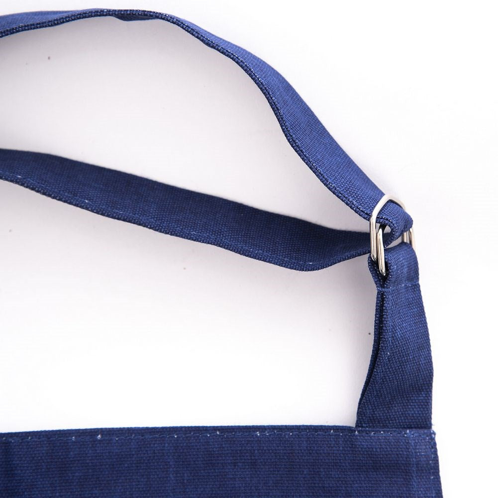 Cotton kitchen apron tied MODROBILA