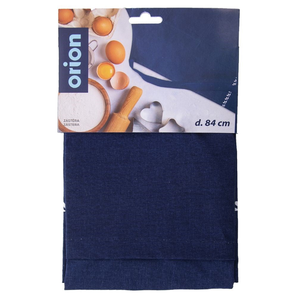 Cotton kitchen apron tied MODROBILA