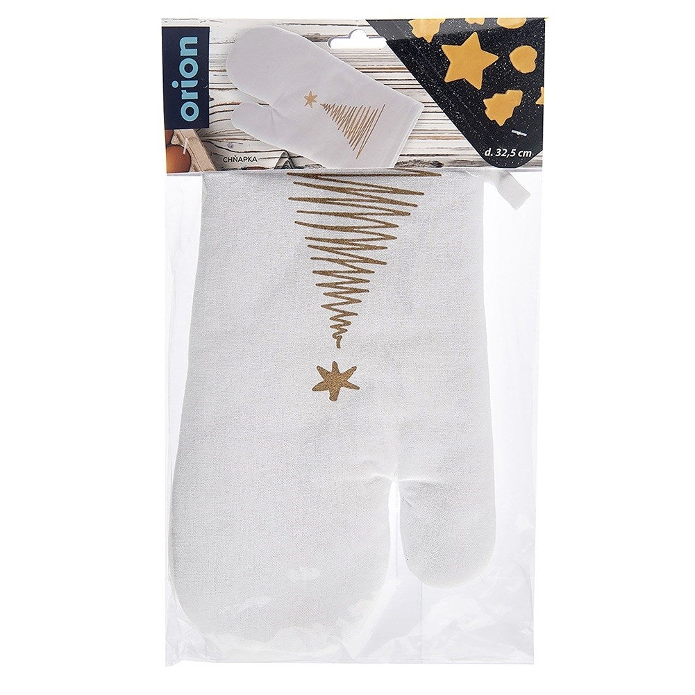 Cotton oven glove with magnet CHRISTMAS TREE 32.5 cm