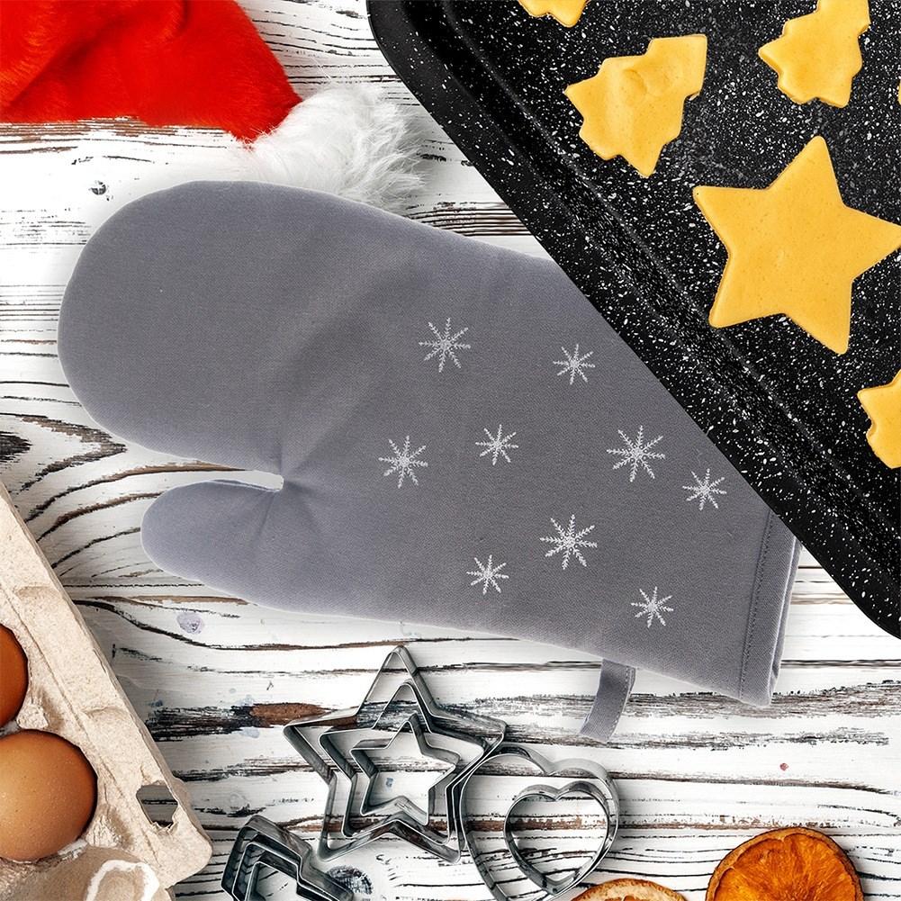 Cotton oven glove with magnet PETAL 32.5 cm