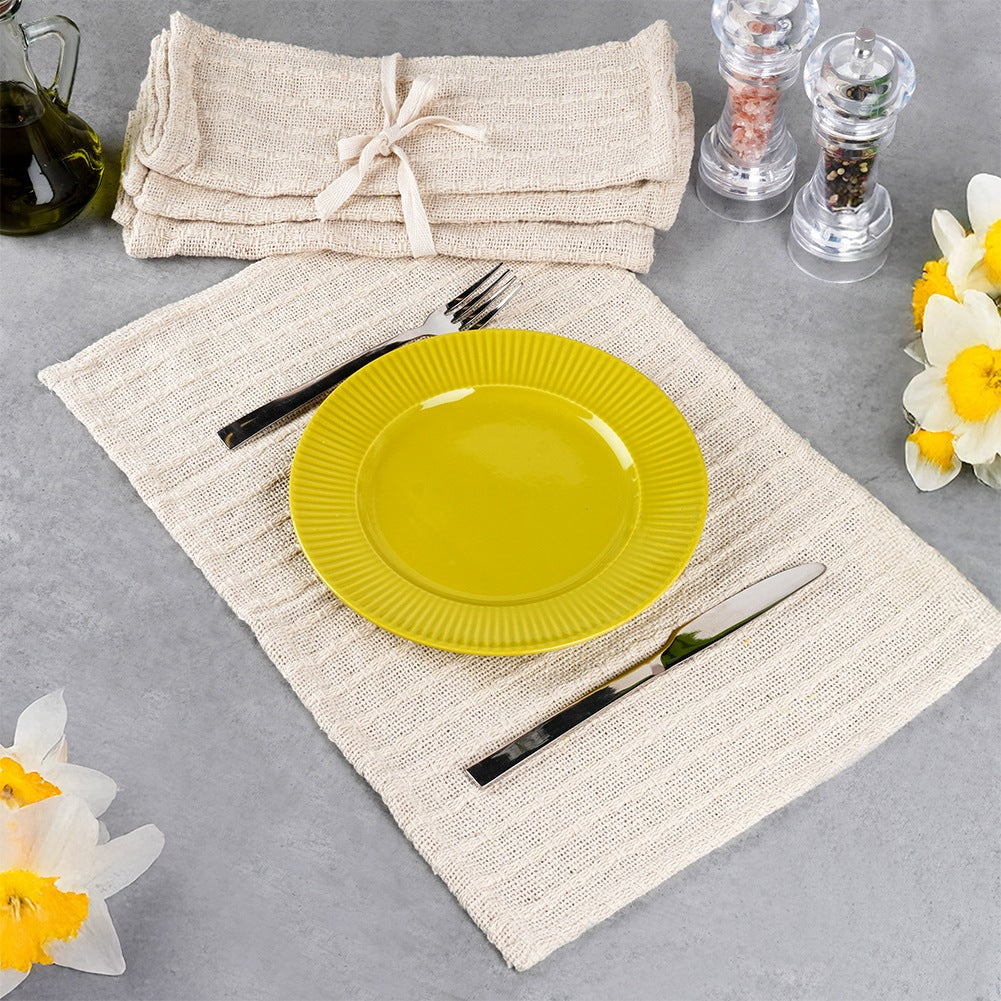 Cotton table mats 30x45 cm 4 pcs.