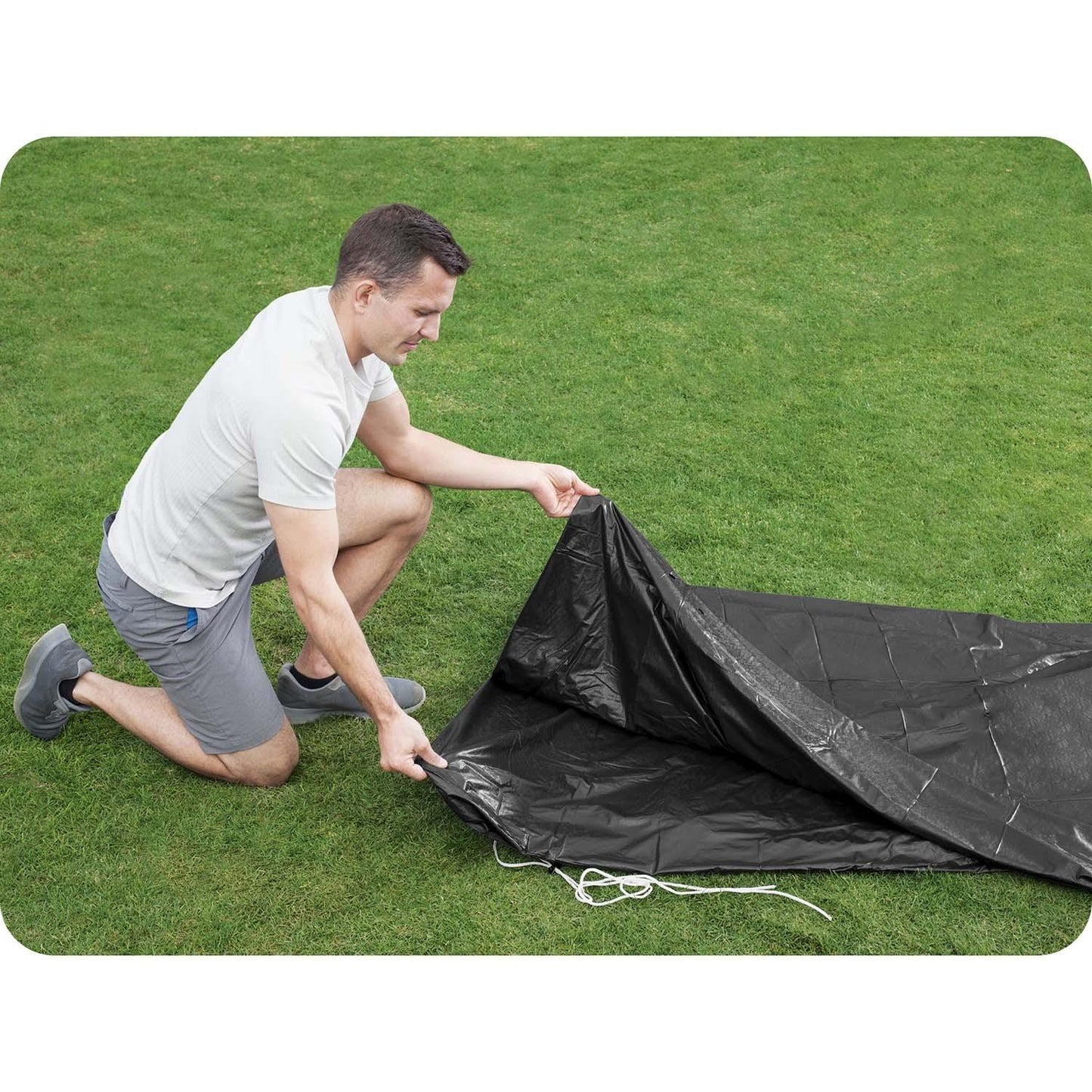 Cover for a 366 cm Bestway 58037 frame pool