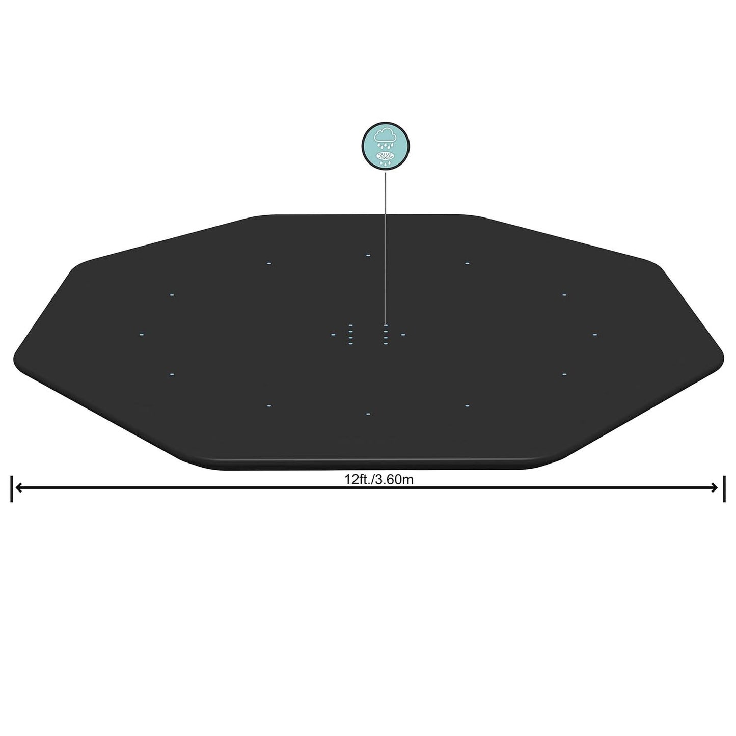 Cover for a 396 cm Bestway 58292 frame pool