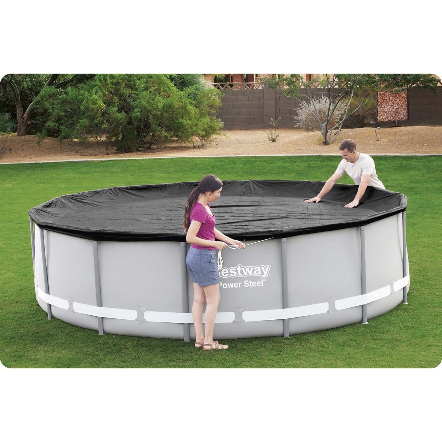 Cover for a 427 cm frame pool Bestway 58248