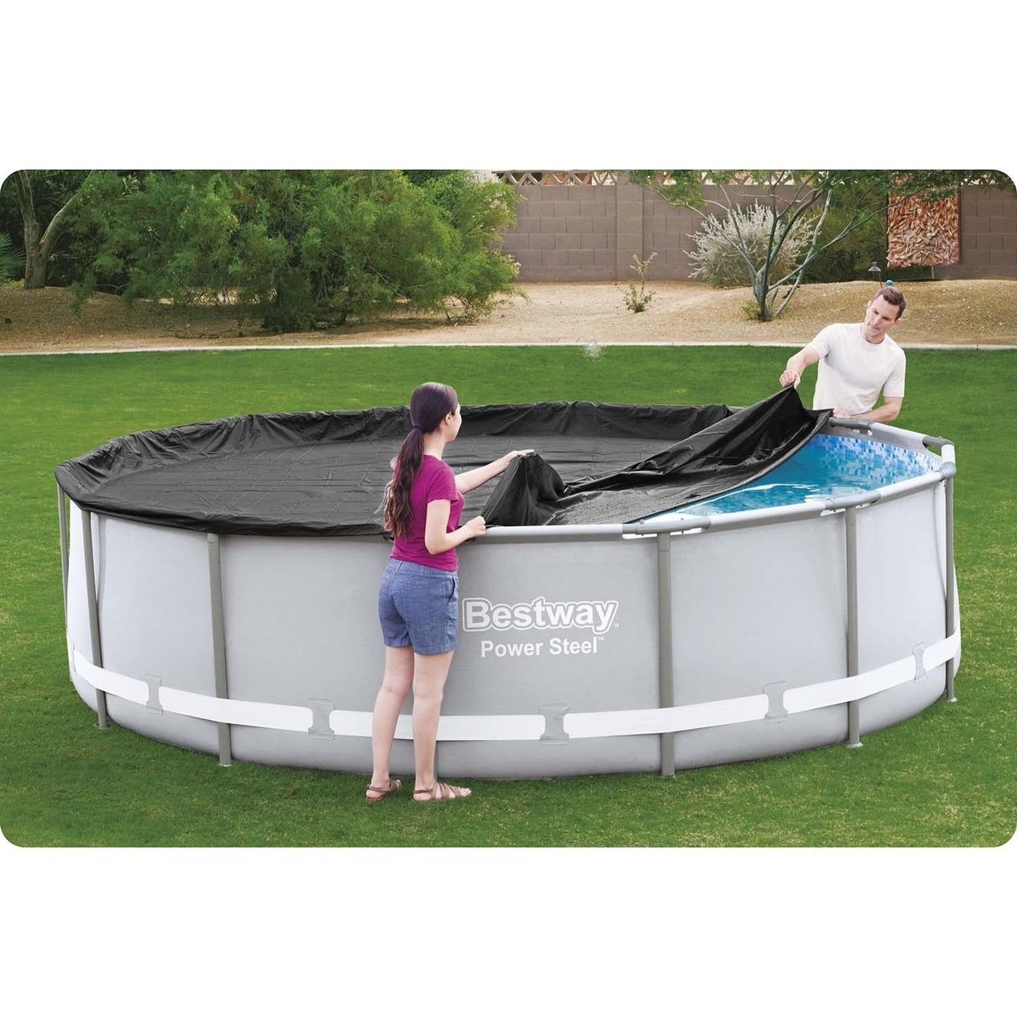Cover for a 427 cm frame pool Bestway 58248