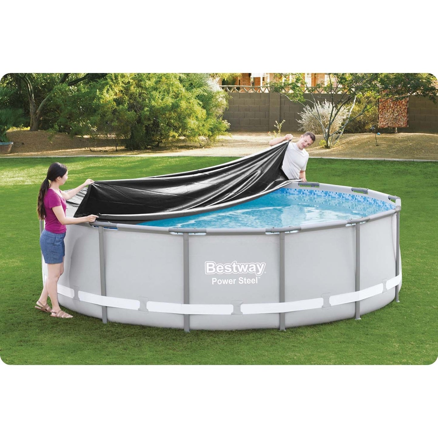 Cover for a 427 cm frame pool Bestway 58248