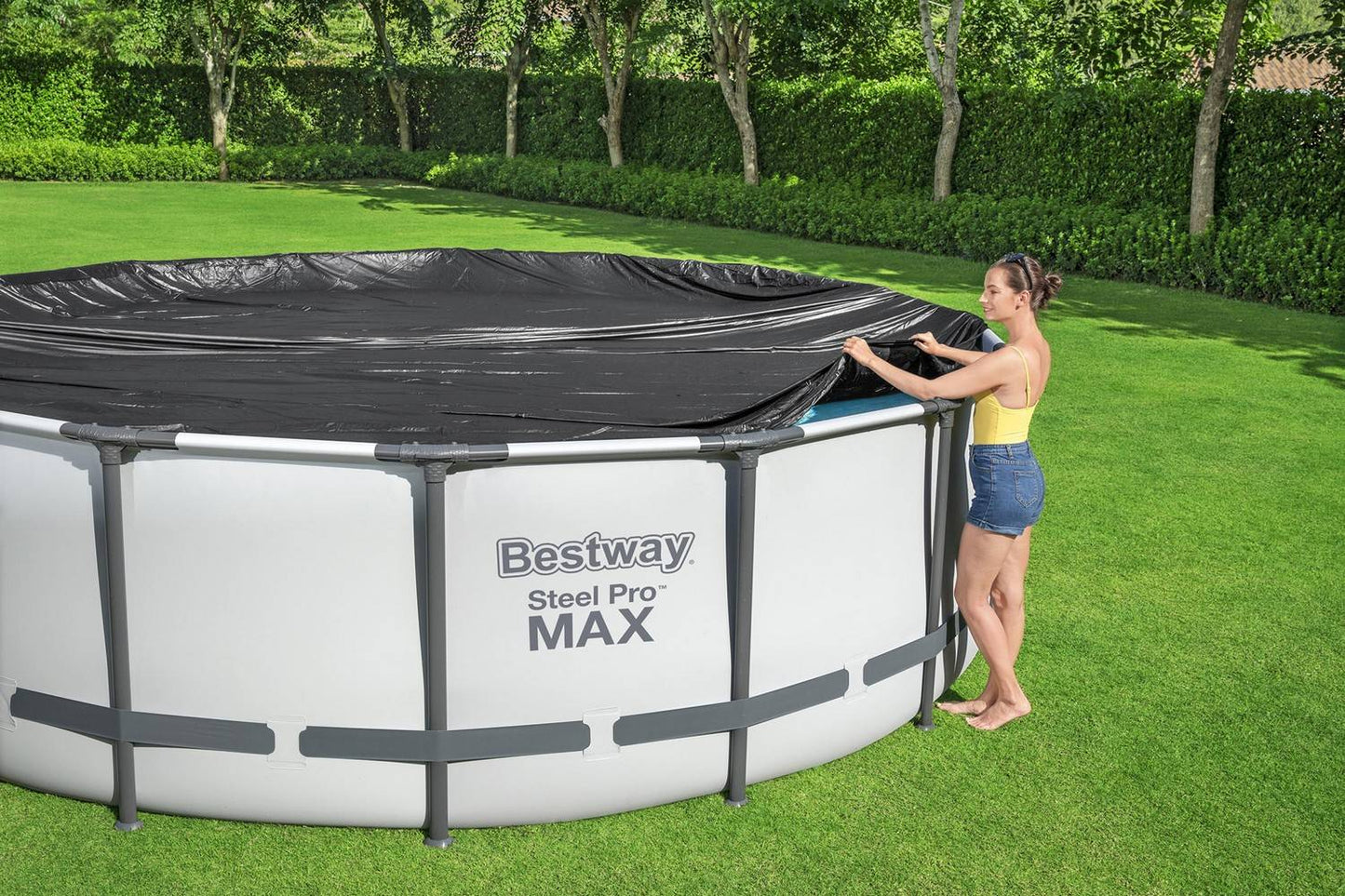 Cover for a 457 cm Bestway 58038 frame pool