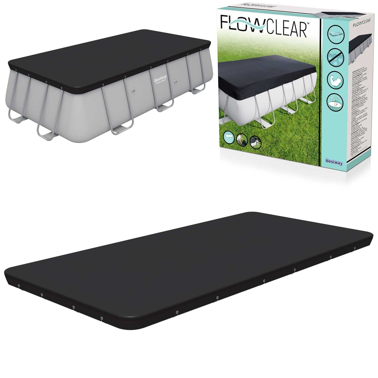 Cover for frame pool 396 x 172 cm Bestway 58232