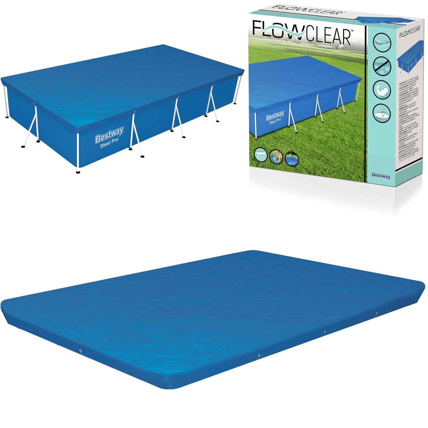 Cover for frame pool 400 x 211 cm Bestway 58107