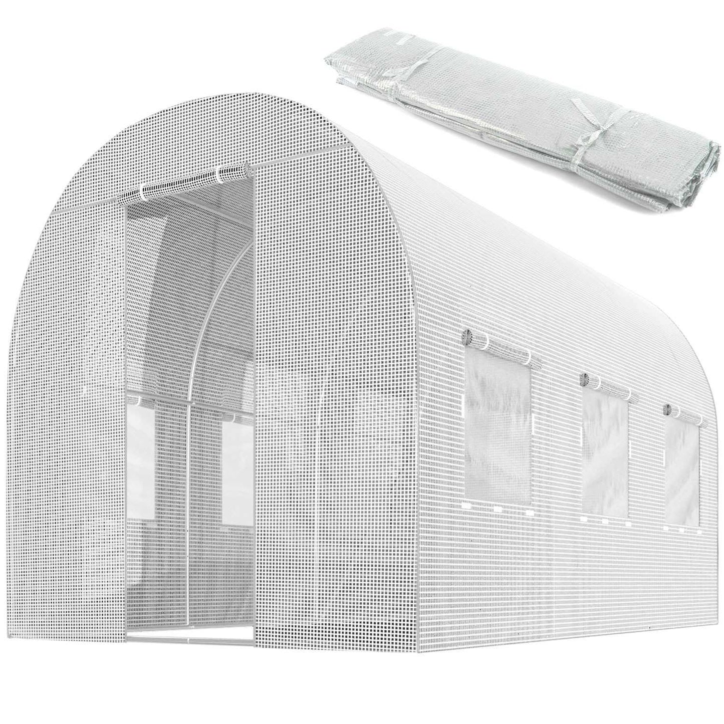 Cover for greenhouse 2x3.5m (7m²) white Plonos