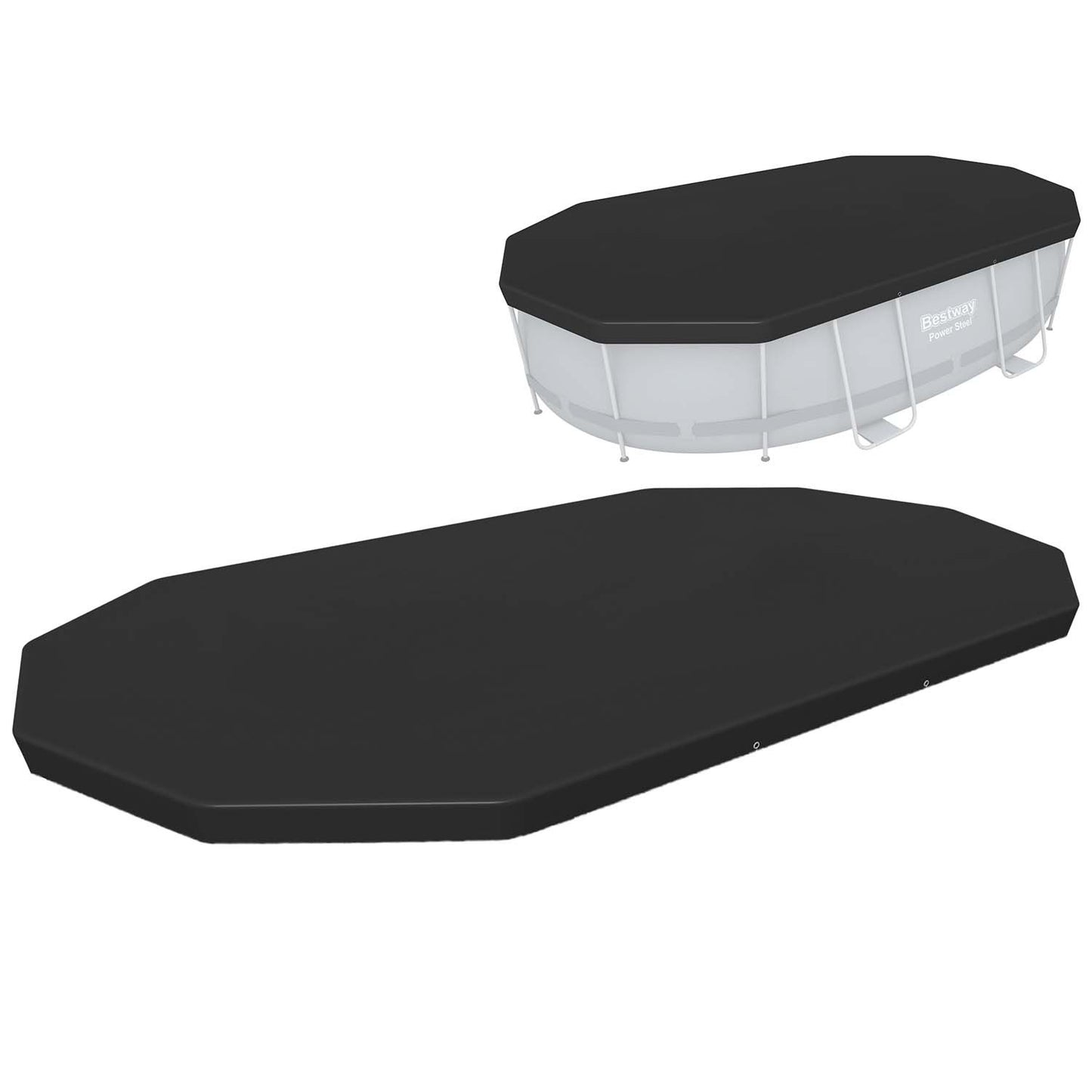 Cover for oval frame pool 427 x 250 x 100 cm Bestway 58425