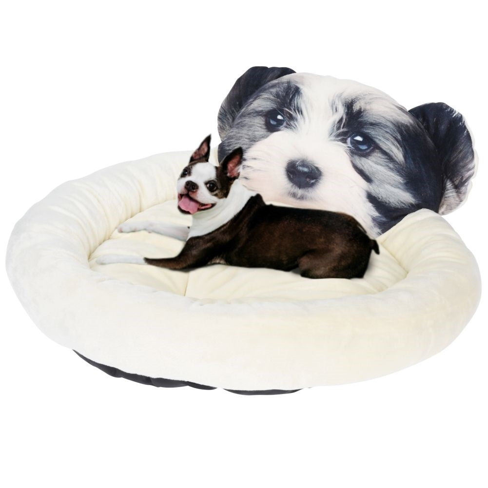 Cozy pet bed 45x45 cm for dog or cat