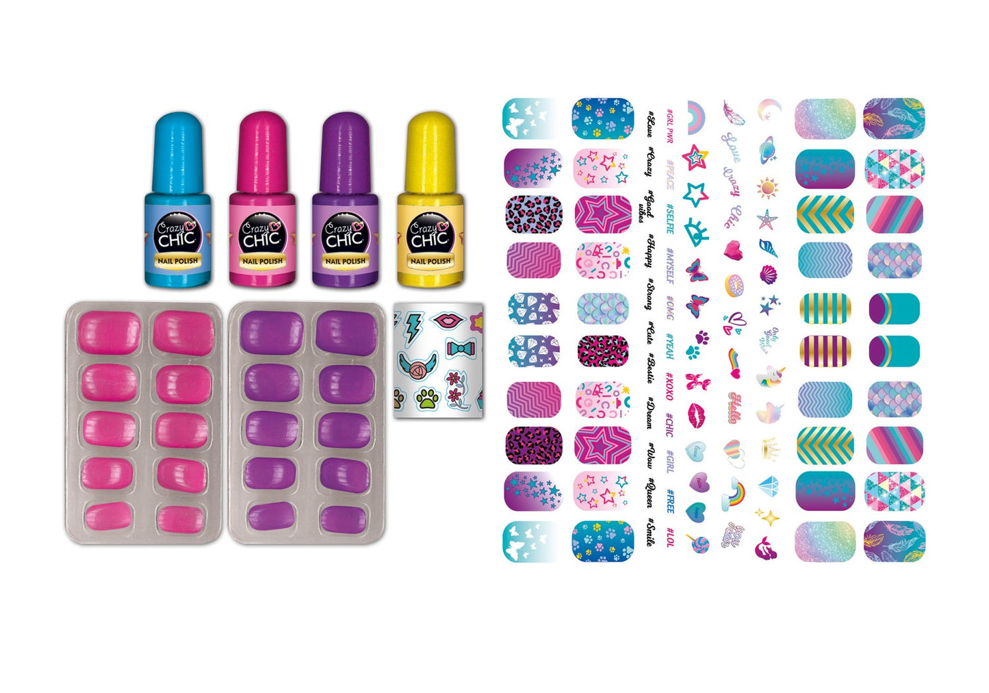 Crazy Chic Nail Art Glow In The Dark
