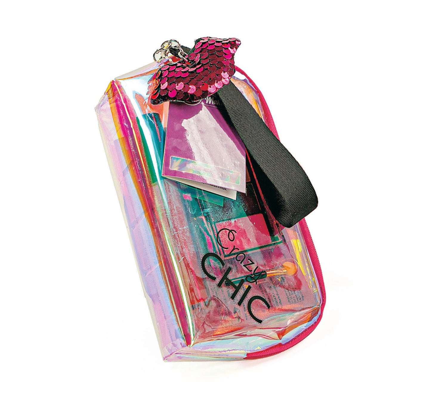 Crazy Chic Soft Pochette With Make Up Golden