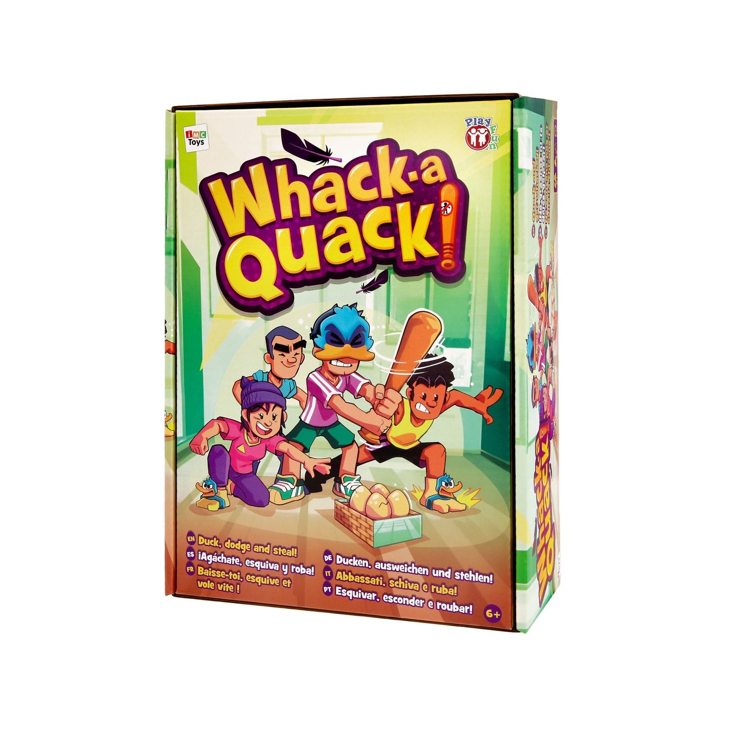 Blindfolded Duck Party Game, Inflatable Hammer, 2-6 Players