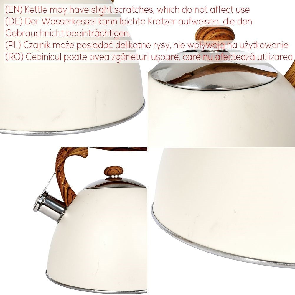 Cream Kettle with Automatic Whistle