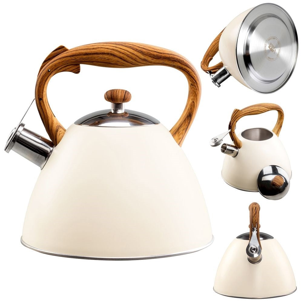 Cream Kettle with Automatic Whistle