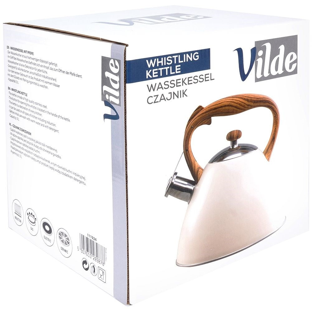 Cream Kettle with Automatic Whistle