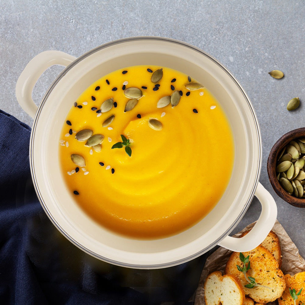 Cream enamel pot TONCA 20 cm, 3 l