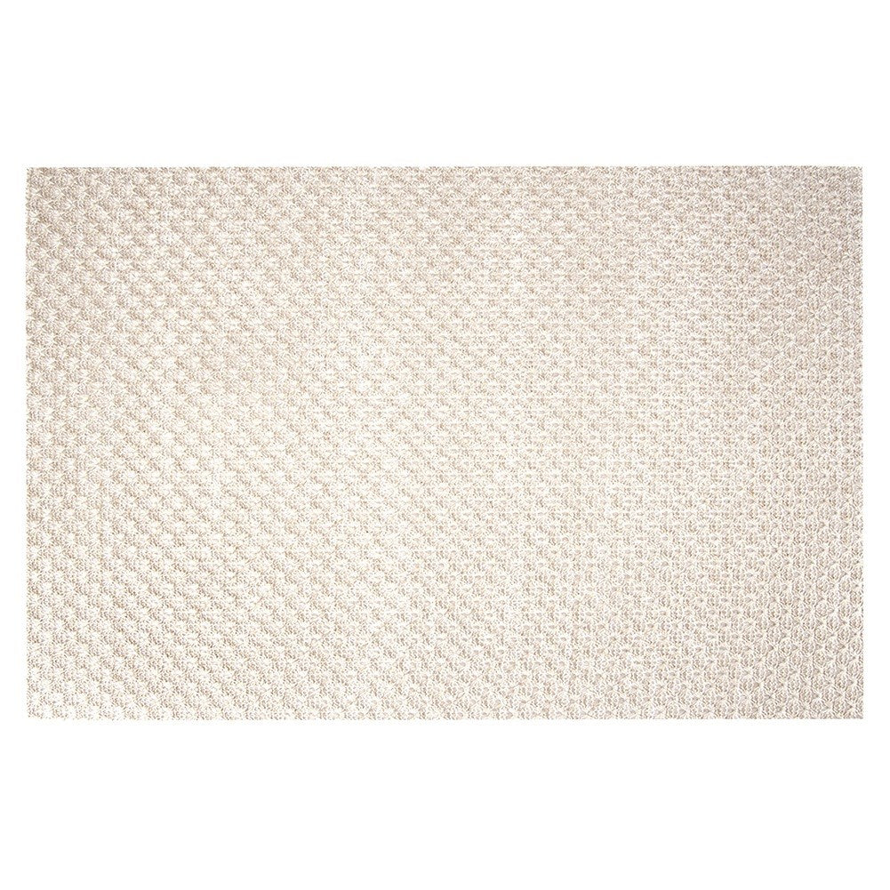 Cream gold table mat 45x30 cm