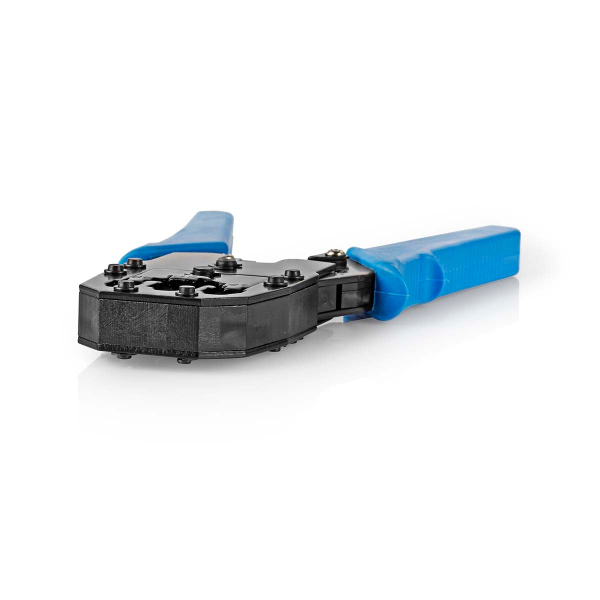 Crimping pliers | CAT5 / CAT5e / CAT6 / CAT6a / RJ10 / RJ11 / RJ45 | Cutting / Stripping / Pliers | ABS / Steel | Blue