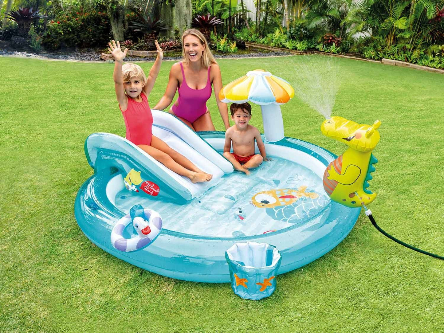 Crocodile playground 201x170x84 cm Intex 57165