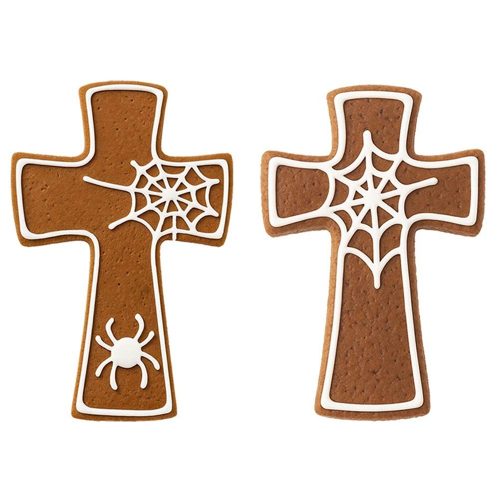 Cross Cookie Cutter, Stainless Steel, 6.4 cm