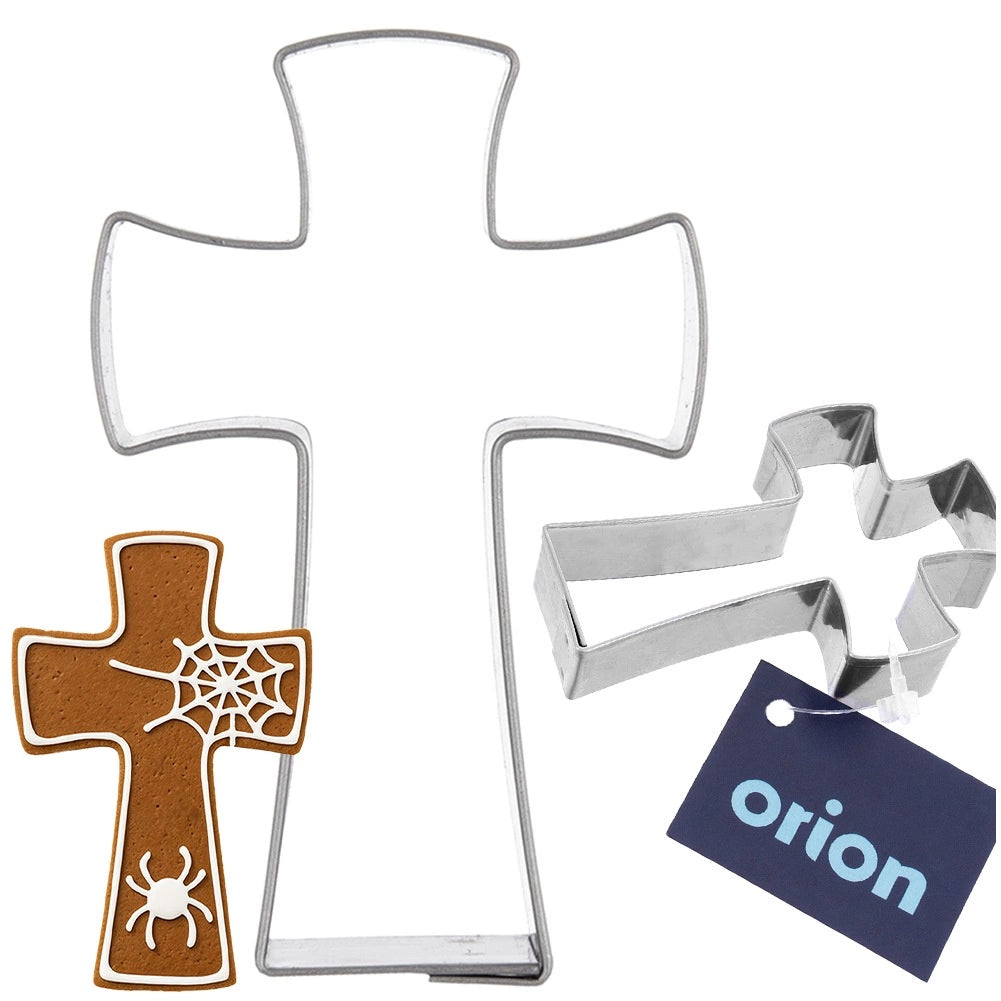 Cross Cookie Cutter, Stainless Steel, 6.4 cm