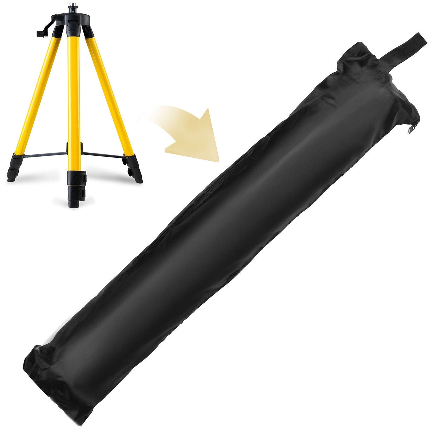 Cross line laser in a suitcase + Humberg HM-170 tripod