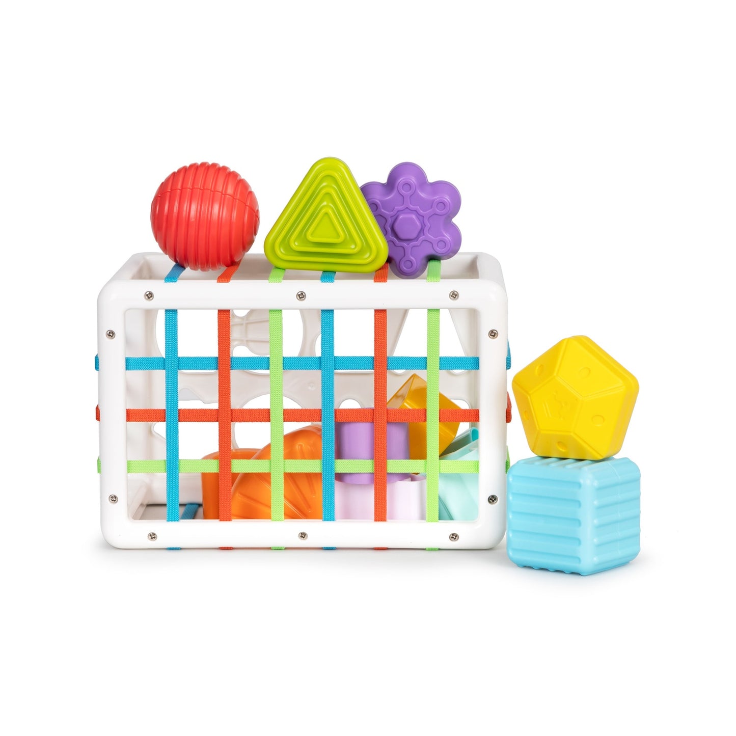 Cube shape sorter for children 14 blocks +18m