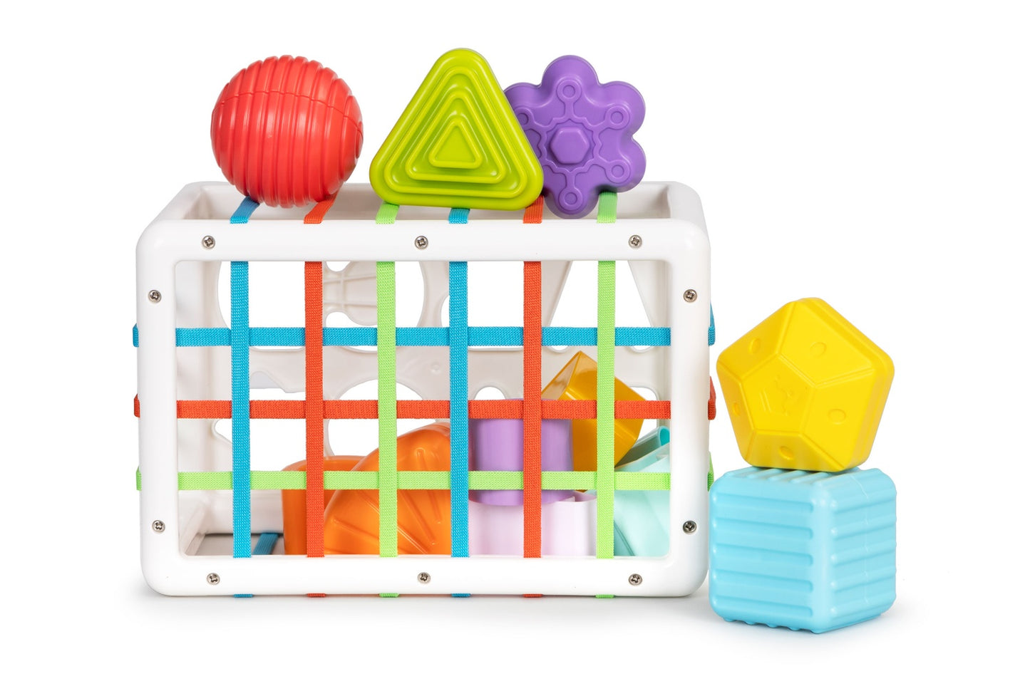 Cube shape sorter for children 14 blocks +18m