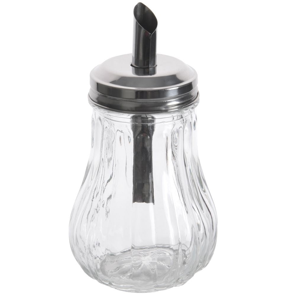 Cukierniczka with glass and steel dispenser for precise dosing